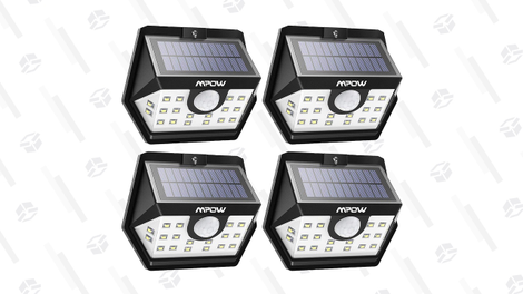Mpow Solar Spotlight 4-Pack | $25 | Amazon | Promo code QQLCXCFJ